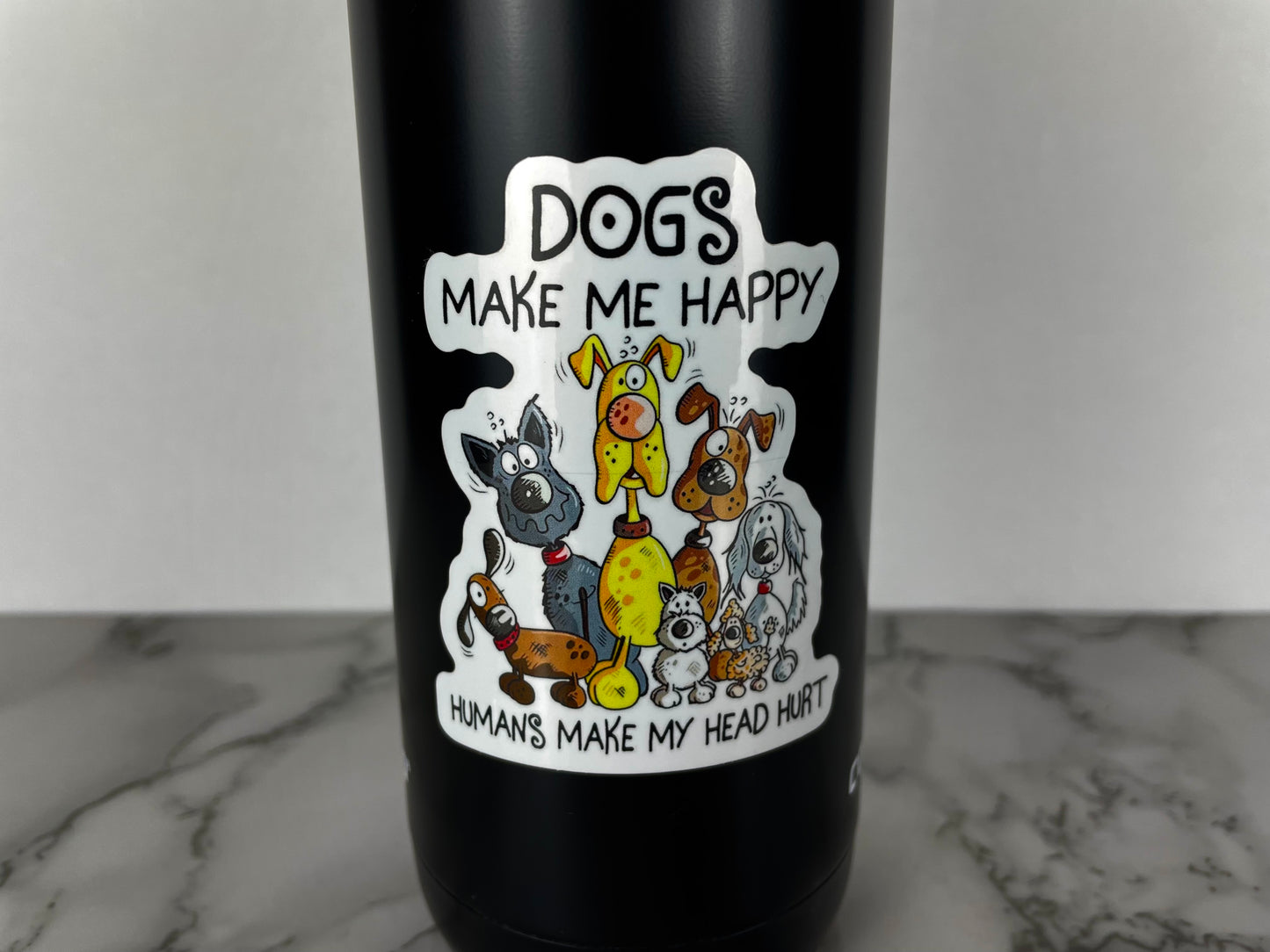 Dog Lover Sticker Water Bottle Laptop